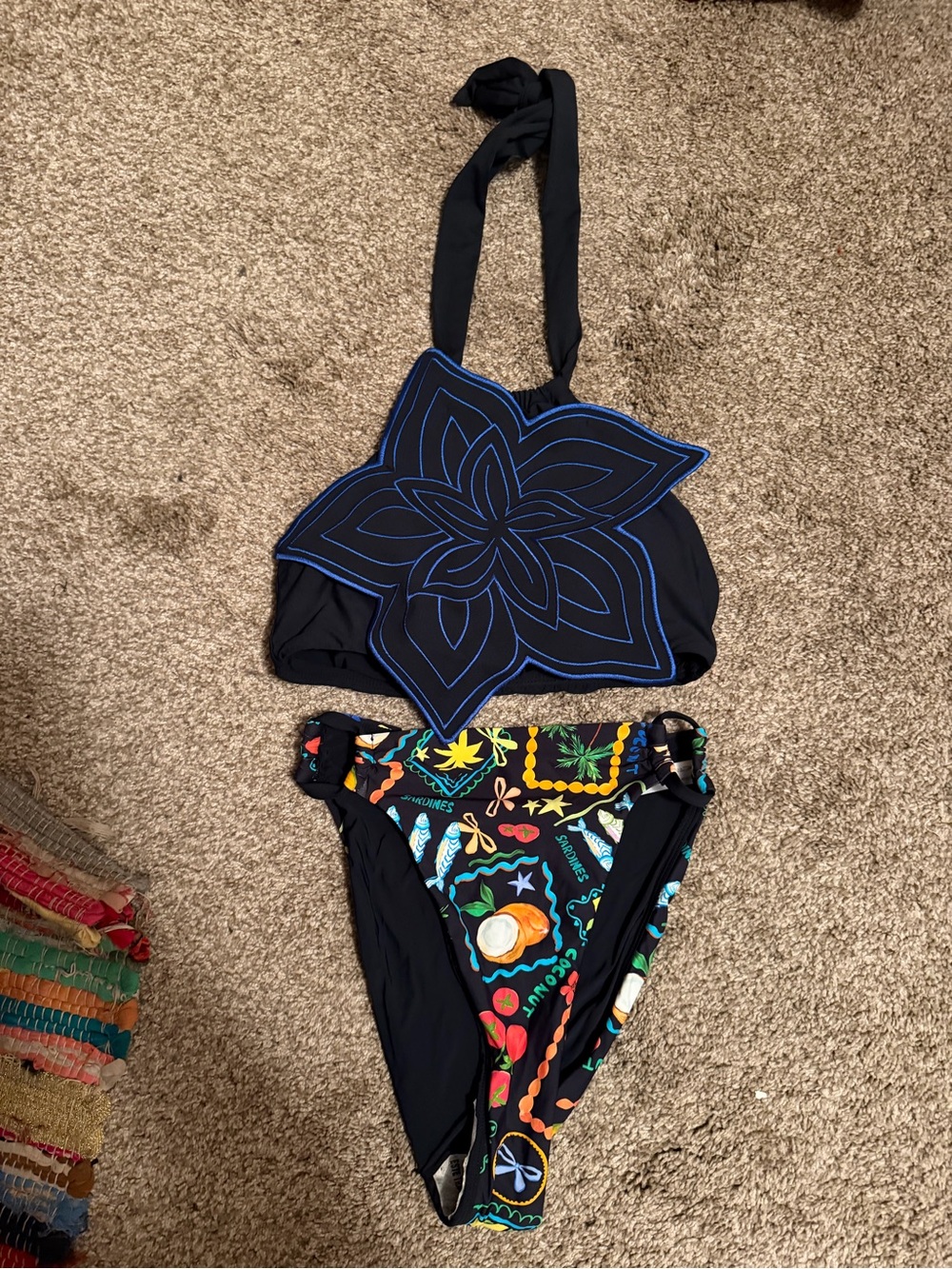 NWOT Anthropologie Celandine High Waist Swimsuit